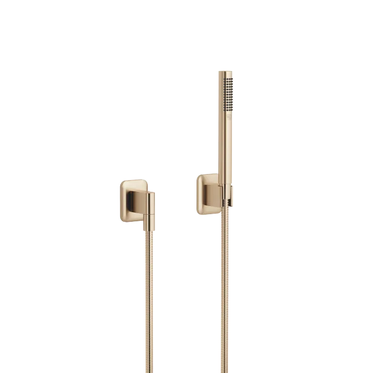 LISSÉ Hand shower set with individual rosettes - Brushed Light Gold - 27 802 845-27