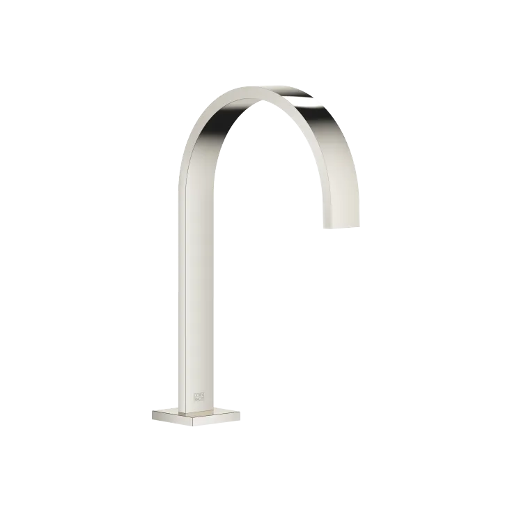 MEM Deck-mounted basin spout without pop-up waste - Platinum - 13 716 782-08