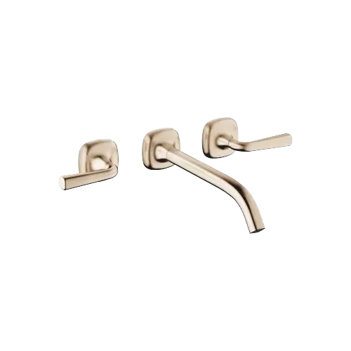 COYA Waschtisch-Wandbatterie ohne Ablaufgarnitur - Champagne gebürstet (22kt Gold) - 36 717 414-46