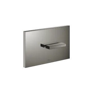 Cover plate for the concealed WC cistern made by TeCe - Dark Chrome - 12 660 979-19