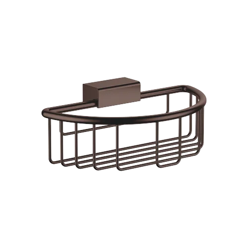 Shower basket for wall mounting - Brushed Dark Bronze (PVD) - 83 290 970-43
