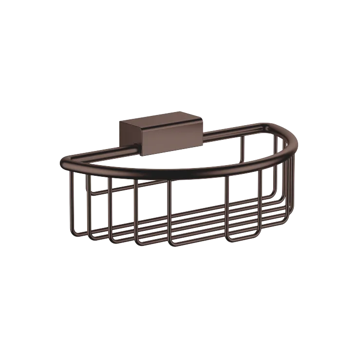 Shower basket for wall mounting - Brushed Dark Bronze (PVD) - 83 290 970-43