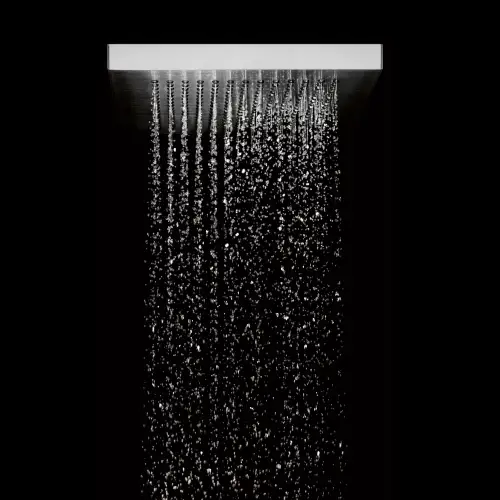 JUST RAIN Regenbrause mit Deckenanbindung 400 x 320 mm - Edelstahl - 41 507 979-85