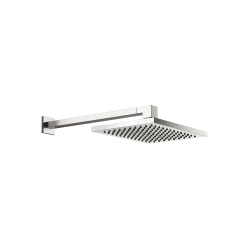 Rainshower with wall fixing FlowReduce 300 x 240 mm - Brushed Platinum - 28 762 980-06 0050