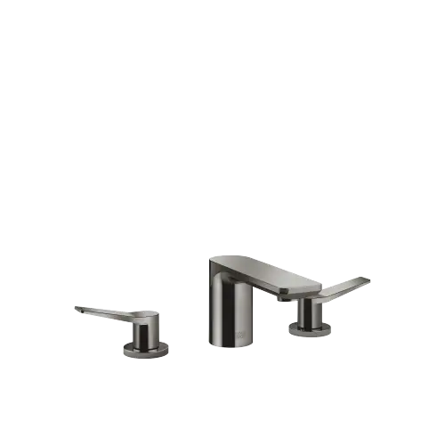 LISSÉ Mélangeur lavabo à 3 trous avec garniture d'écoulement - Dark Chrome - 20 713 845-19 0010