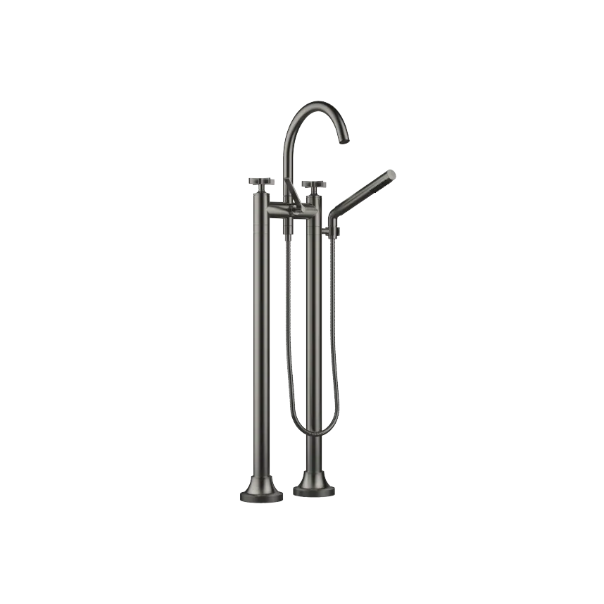VAIA Brushed Dark Platinum Tub faucets Twohole tub mixer for