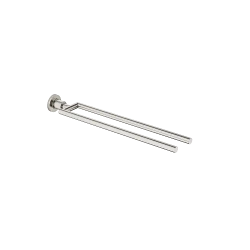 TARA Towel bar in two parts non-swivel - Brushed Platinum - 83 210 892-06