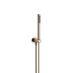 Hand shower set with integrated shower holder - Champagne (22kt Gold) - 27 812 660-47