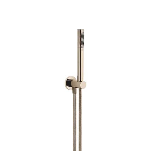 Hand shower set with integrated shower holder - Champagne (22kt Gold) - 27 812 660-47