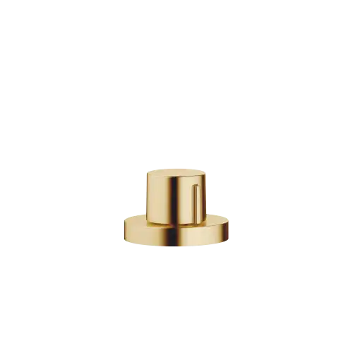 Strainer waste with control handle - Brushed Durabrass (23kt Gold) - 10 710 970-28