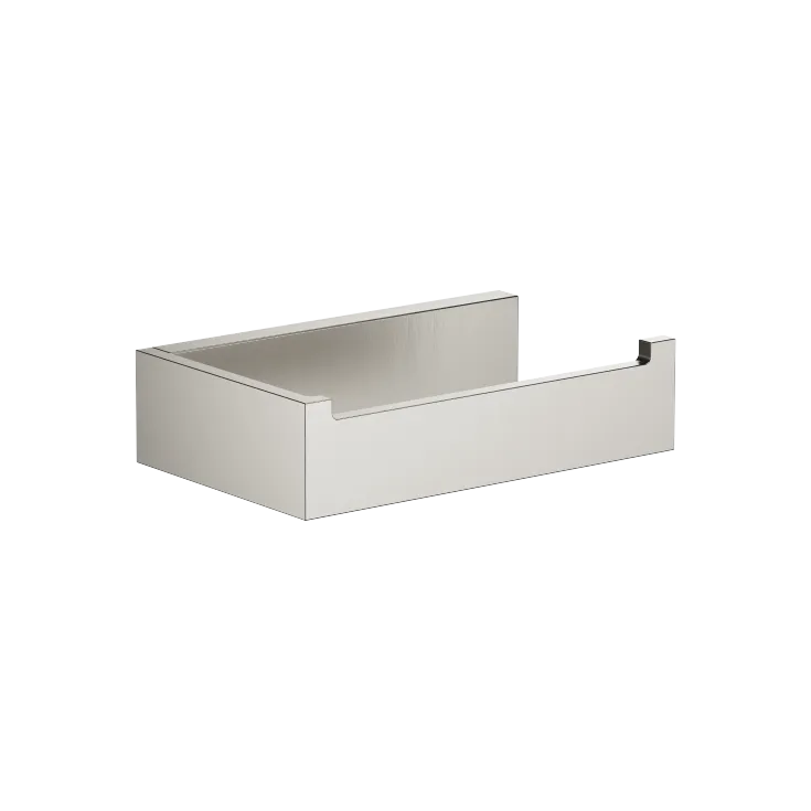 Tissue holder without cover - Brushed Platinum - 83 500 780-06