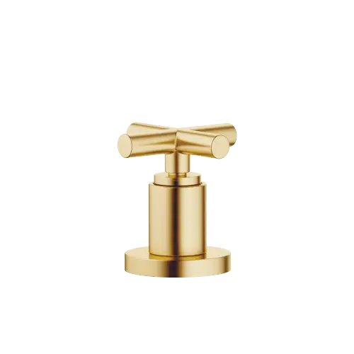 TARA Two-way diverter for bath rim or tile edge installation - Brushed Durabrass (23kt Gold) - 29 140 892-28