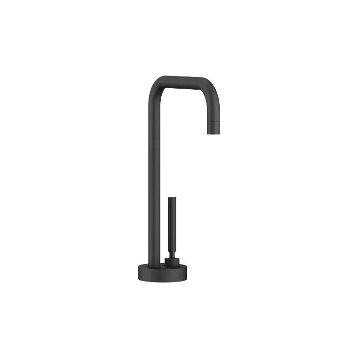 Cold Water Only Faucet | Matte Black, Lever & Cross Handle - View #6