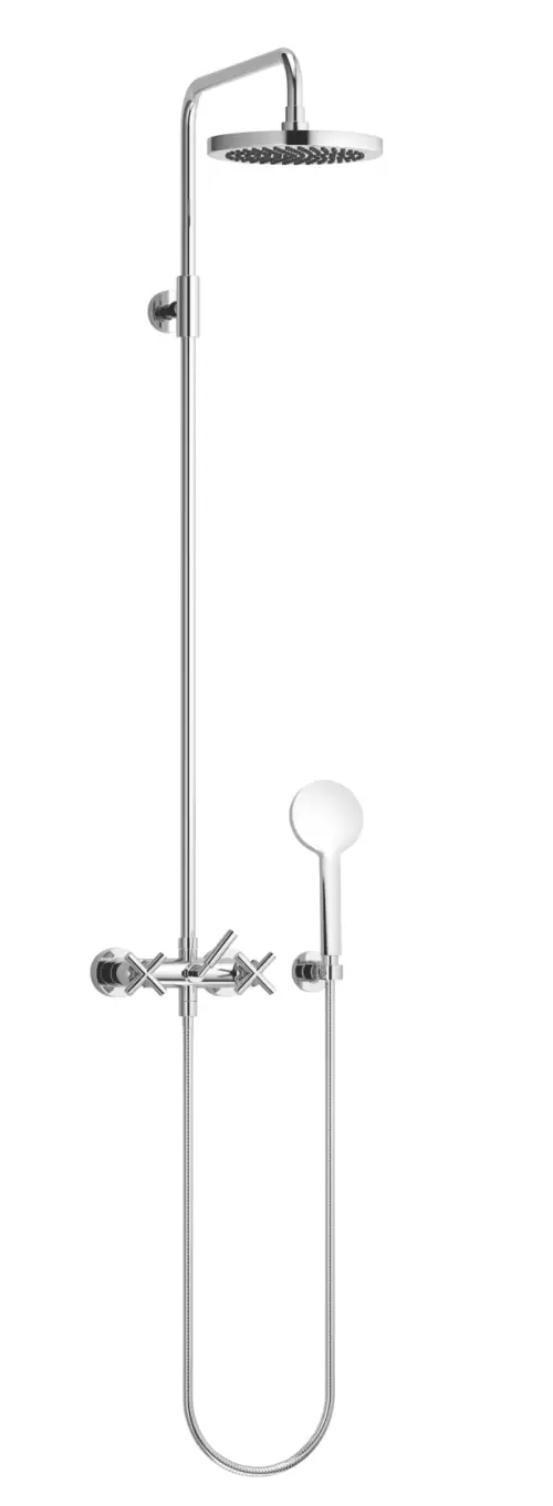 TARA Showerpipe ohne Handbrause FlowReduce 220 mm - Dark Bronze gebürstet (PVD) - 26 633 892-43