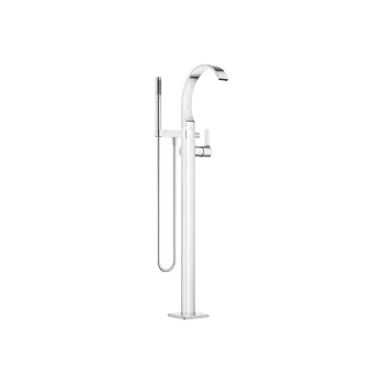 CYO Single-lever bath mixer with stand pipe for free-standing assembly with hand shower set - Chrome - 25 863 811-00