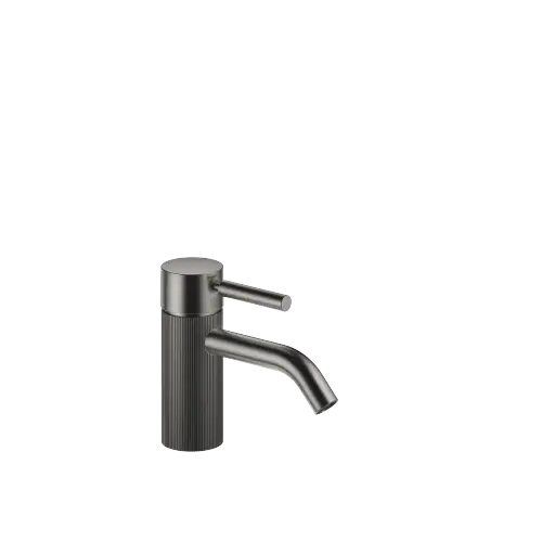 META Single-lever basin mixer without pop-up waste - Brushed Dark Platinum - 33 529 660-99