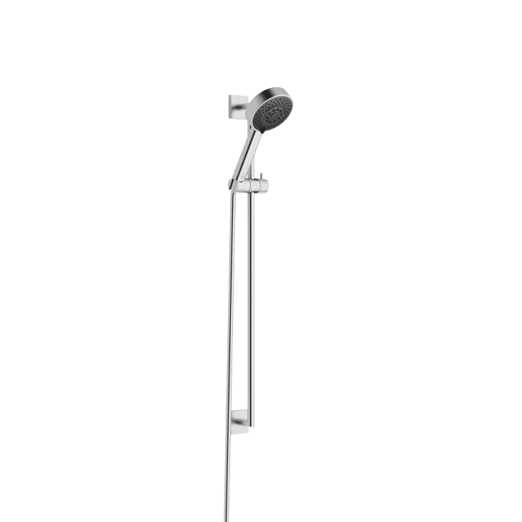 SYMETRICS Shower set - Brushed Chrome - Set containing 2 articles