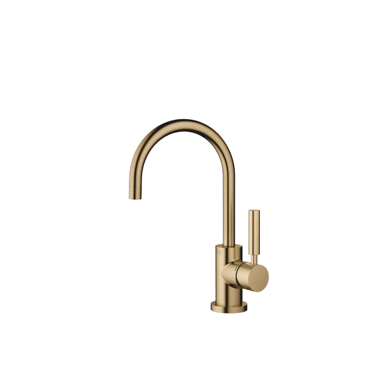 TARA Single-lever basin mixer with pop-up waste - Brushed Dark Brass - 33 513 882-39