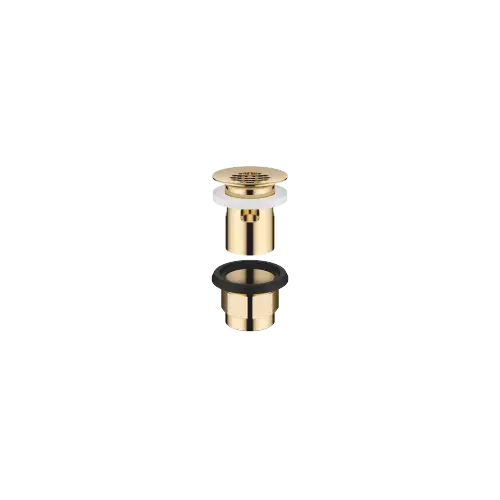 Bonde à grille pour lavabo , 1 1/4" 1 1/4" - Laiton (Or 23cts) - 10 105 970-09