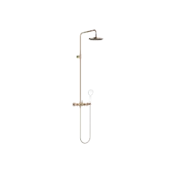 TARA Colonne de douche sans douchette FlowReduce 220 mm - Champagne brossé (Or 22cts) - 26 633 892-46