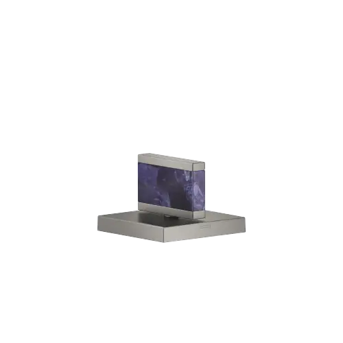 Handle Nature Squared Mussel Shell Gaya Blue - Brushed Dark Platinum - XV-01 4647