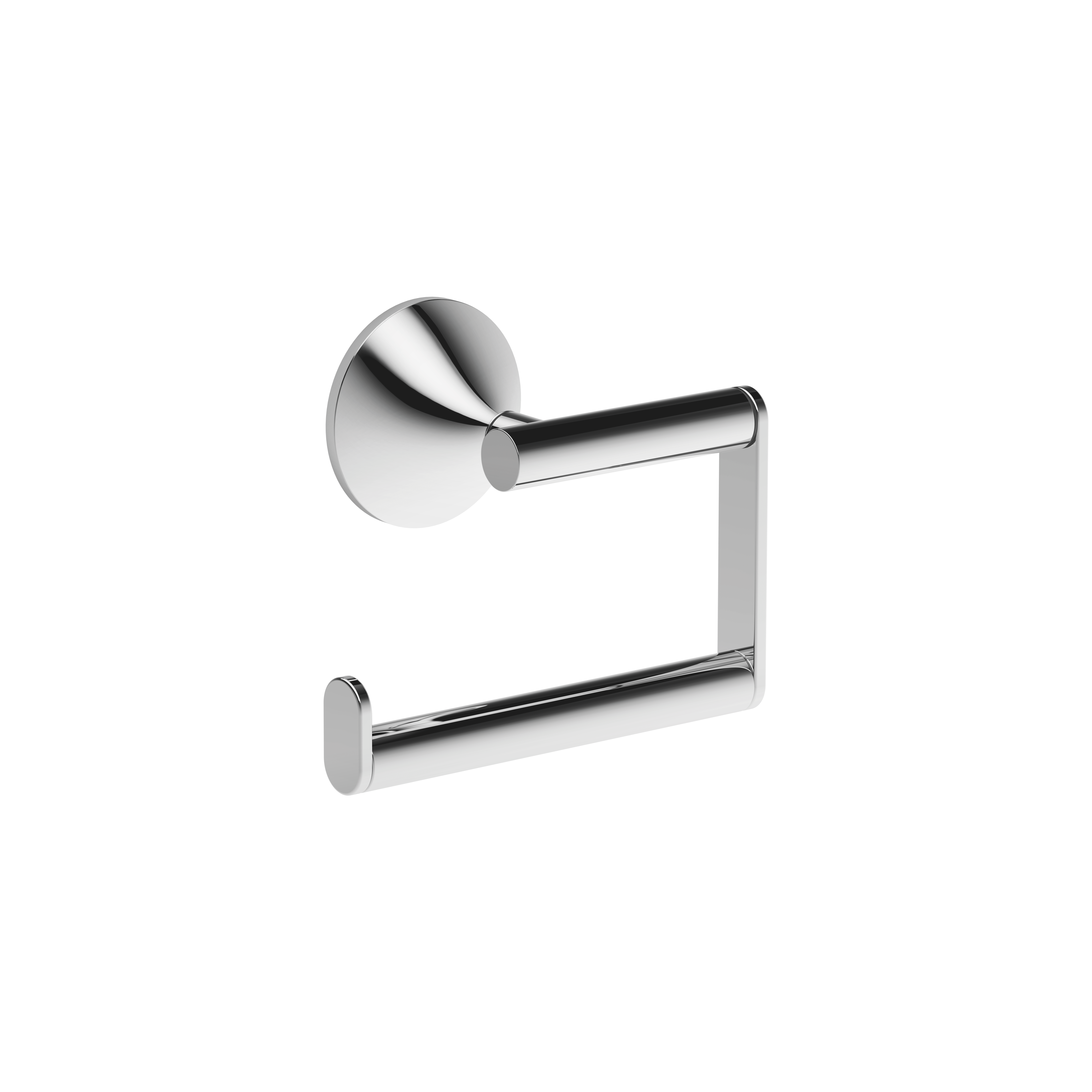 Stainless Steel C-Shape Toilet Paper Holder – Chrome Finish, Self-Adhesive, Bathroom Or Kitchen Towel Ring - View #2
