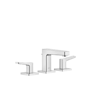 DORNBRACHT YARRE Chrome : Three-hole basin mixer with pop-up waste