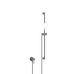 Concealed single-lever mixer with integrated shower connection with shower set without hand shower - Brushed Dark Platinum - 36 013 660-99