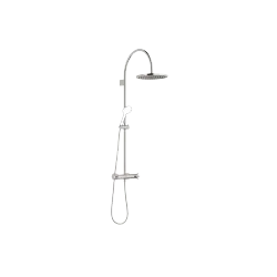 TARA Shower pipe with shower thermostat without hand shower 300 mm - Platinum - 34 460 892-08