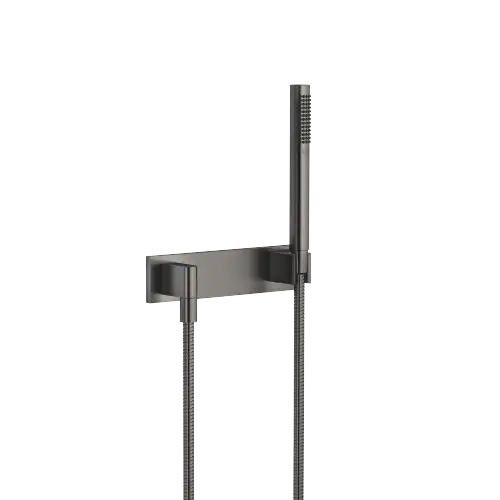 Hand shower set with cover plate - Brushed Dark Platinum - 27 818 980-99 0050