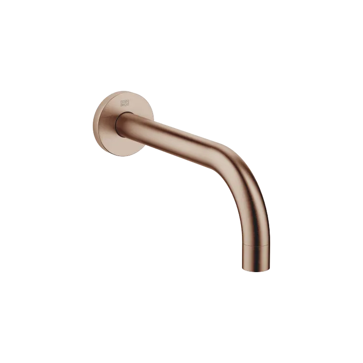 Waschtisch-Wand-Auslauf ohne Ablaufgarnitur - Bronze gebürstet - 13 800 882-42