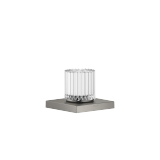 Handle Glass Design CLIVIA small - Brushed Dark Platinum