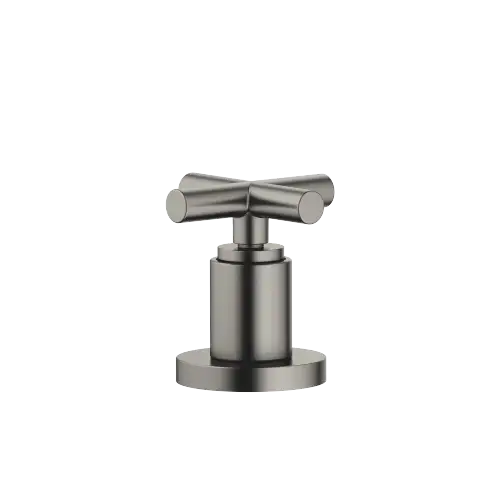 TARA Two-way diverter for bath rim or tile edge installation - Brushed Dark Platinum - 29 140 892-99