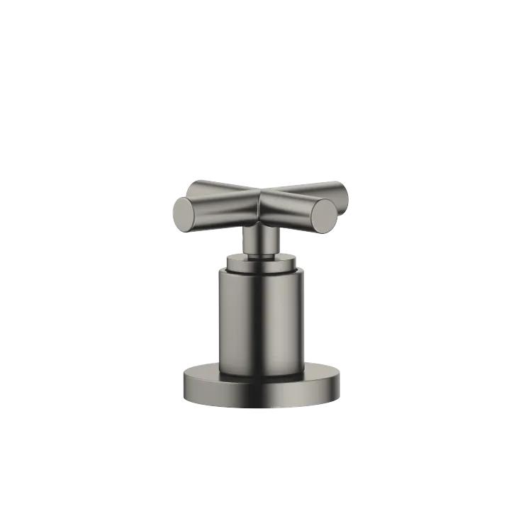 TARA Two-way diverter for bath rim or tile edge installation - Brushed Dark Platinum - 29 140 892-99