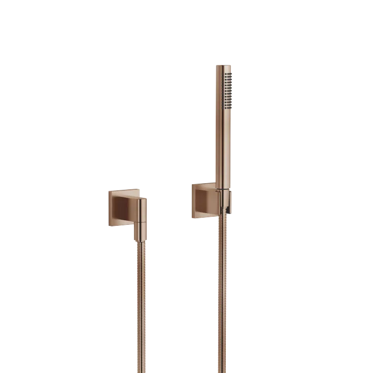 Hand shower set with individual rosettes - Brushed Bronze - 27 811 980-42