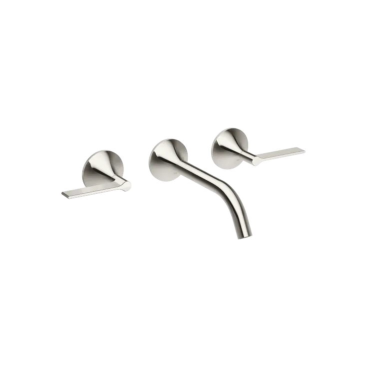 VAIA Wall-mounted three-hole lavatory mixer without drain - Platinum - 36 712 819-08 0010
