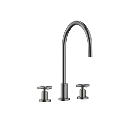 TARA Three-hole mixer - Brushed Dark Platinum - 20 816 892-99