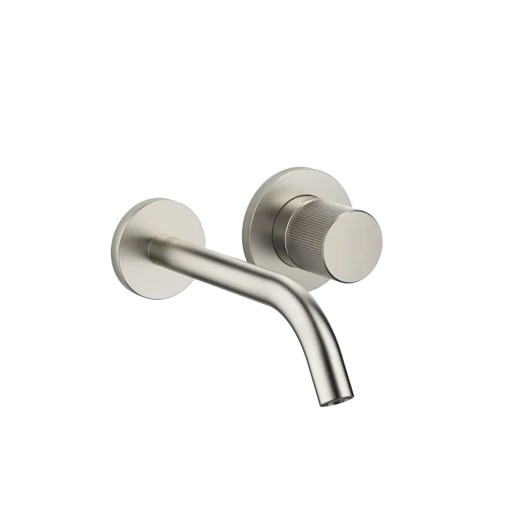 META META PURE Wall-mounted single-lever mixer without drain - Brushed Platinum - 36 860 664-06 0010