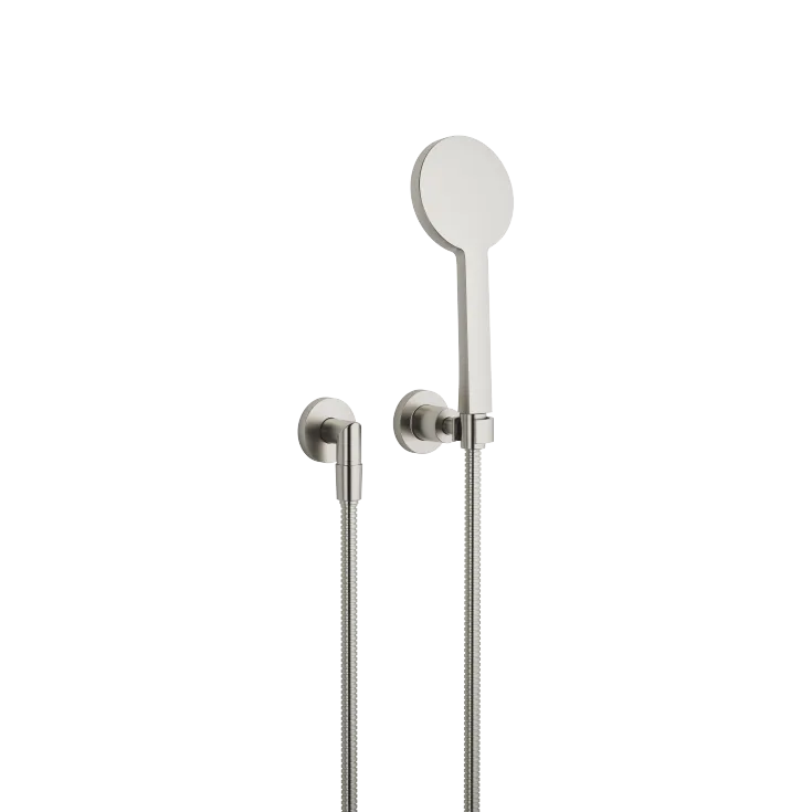TARA Hand shower set with individual rosettes - Brushed Platinum - 27 803 892-06