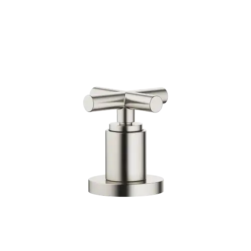 TARA Deviatore a due vie per montaggio bordo vasca - Platinato spazzolato - 29 140 892-06
