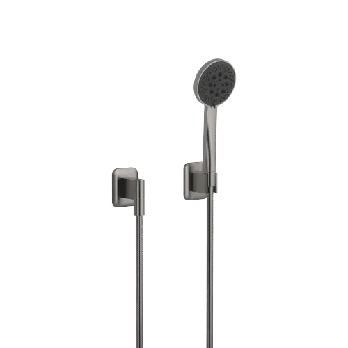 LISSÉ Hand shower set with individual rosettes - Brushed Dark Platinum - 27 803 845-99 0050