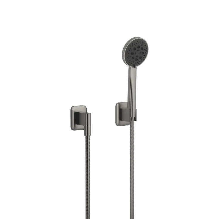 LISSÉ Hand shower set with individual rosettes - Brushed Dark Platinum - 27 803 845-99 0050