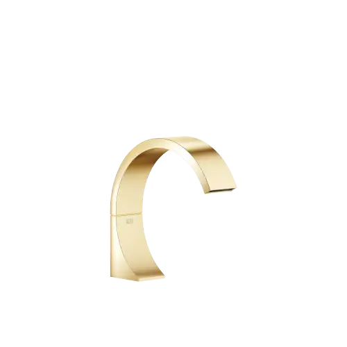 CYO Deck-mounted basin spout without pop-up waste - Durabrass / Brushed Durabrass (23kt Gold) - 13 717 811-38