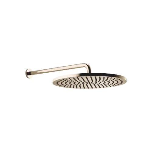 Regenbrause mit Wandanbindung 400 mm - Light Gold (PVD) - 28 659 970-26