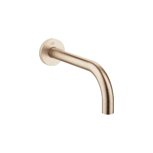 Wall-mounted basin spout without pop-up waste - Brushed Champagne (22kt Gold) - 13 800 882-46