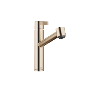 ENO Single-lever mixer Pull-out with spray function - Brushed Champagne (22kt Gold) - 33 875 760-46