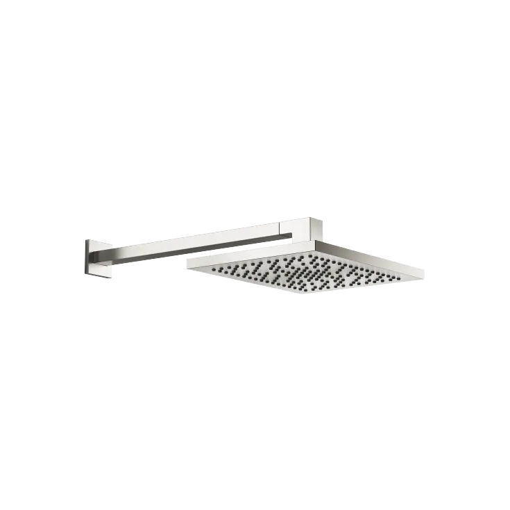 Rain shower with wall fixing 300 x 240 mm - Brushed Platinum - 28 765 980-06 0050