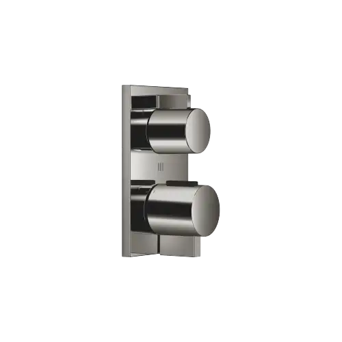 Concealed thermostat with three-way diverter - Dark Chrome - 36 428 670-19 0010