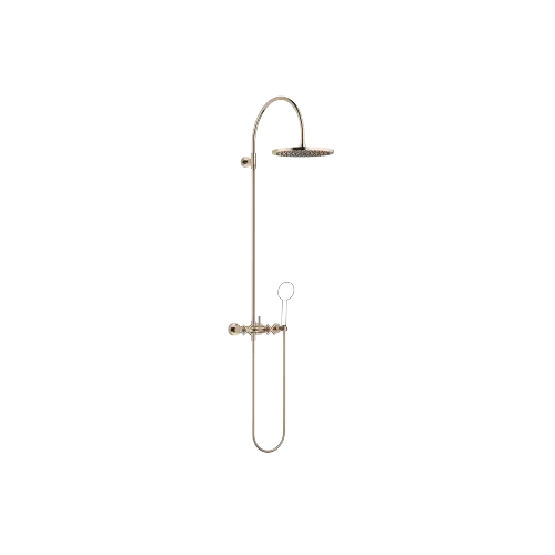 TARA Showerpipe with shower mixer without hand shower 300 mm - Champagne (22kt Gold) - 26 622 892-47 0050