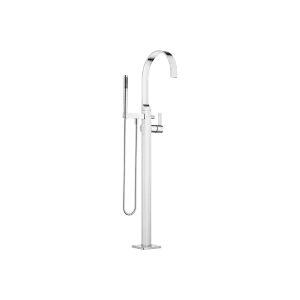 MEM Single-lever bath mixer with stand pipe for free-standing assembly with hand shower set - Chrome - 25 863 782-00